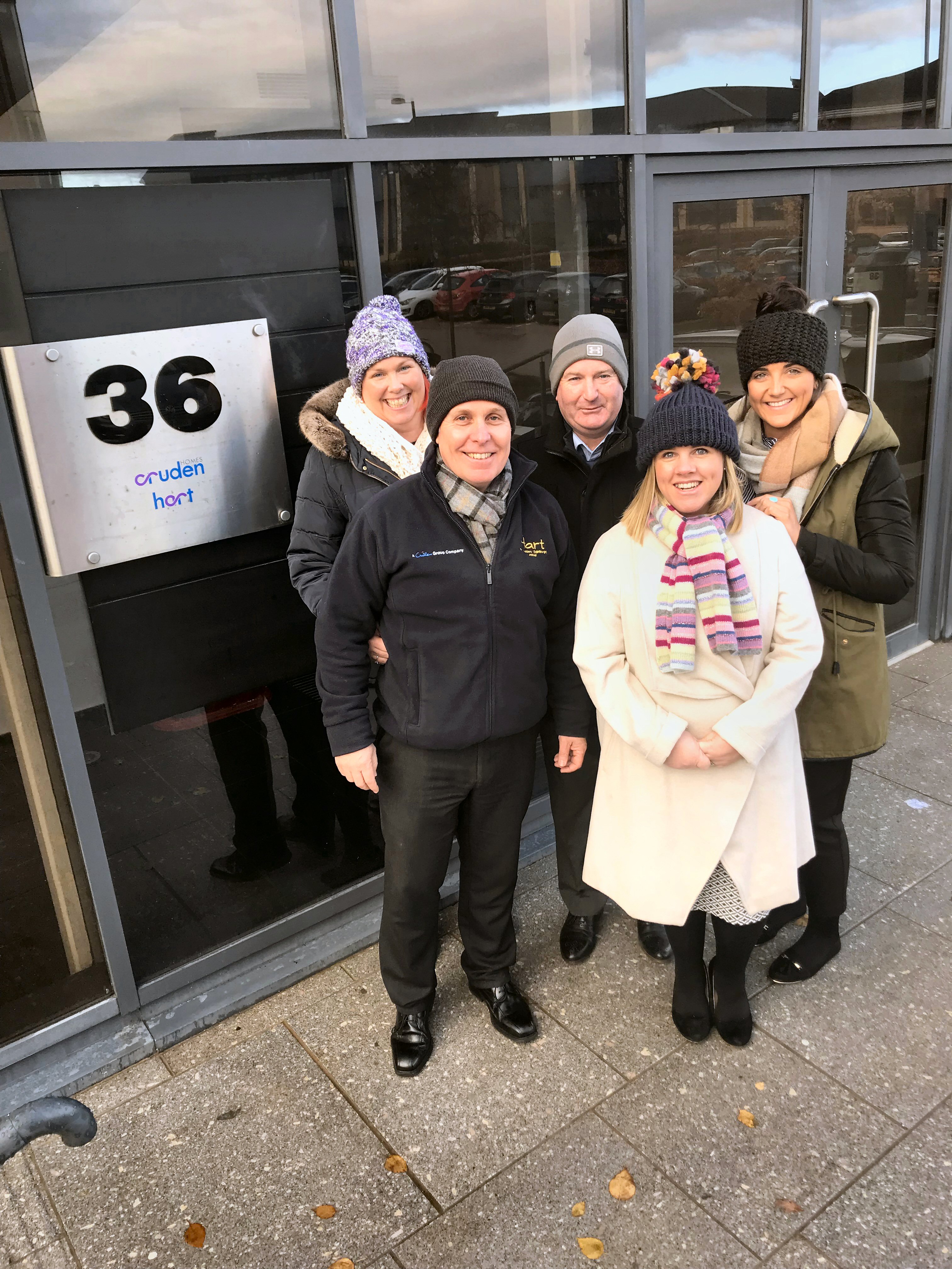 Cruden Group Sleep in the Park team