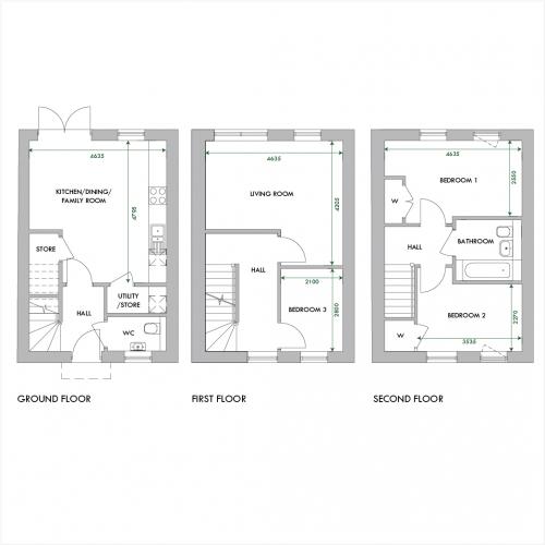 Summerhill housetype floorplan 