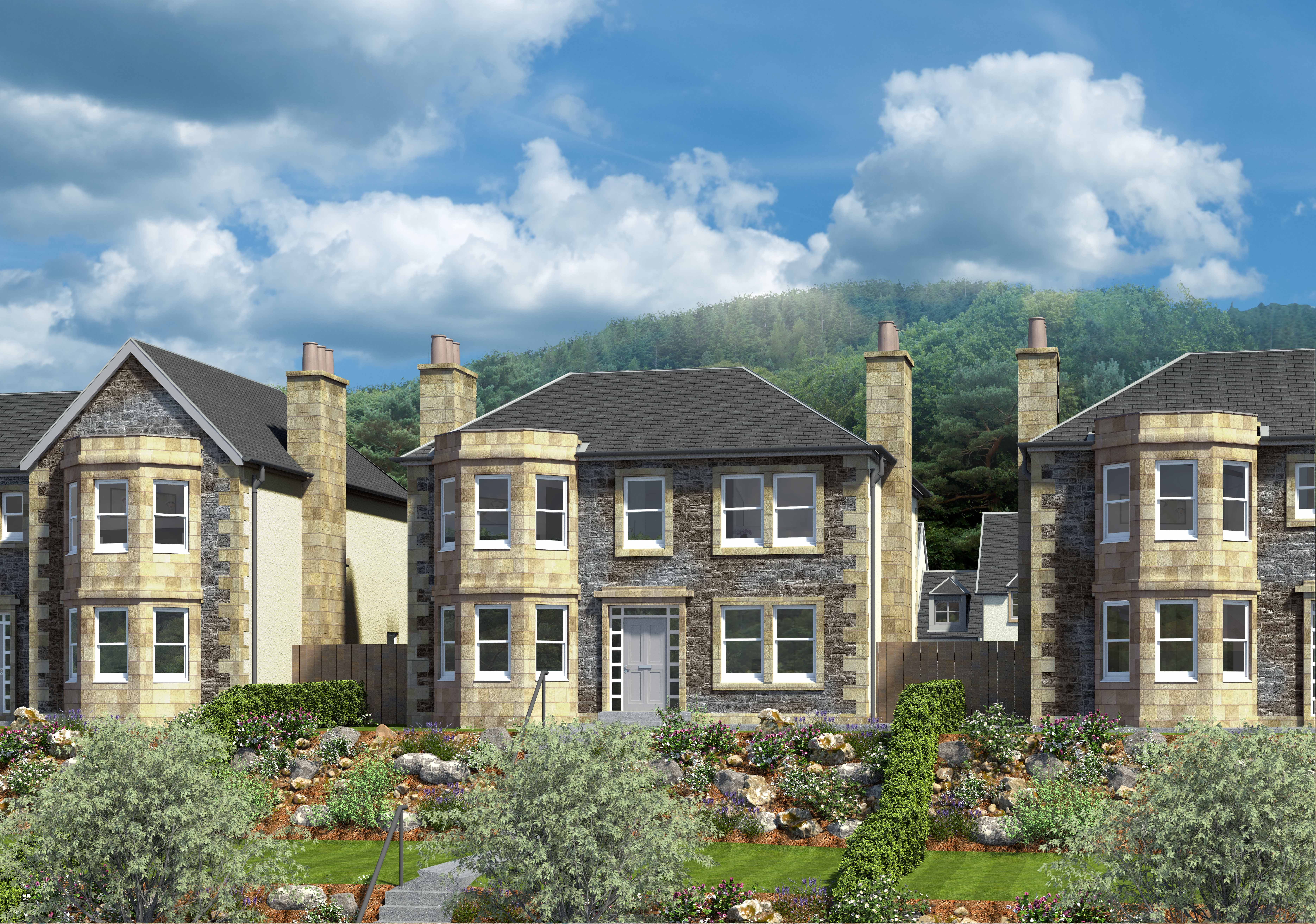 CGI of the Ettrick house type