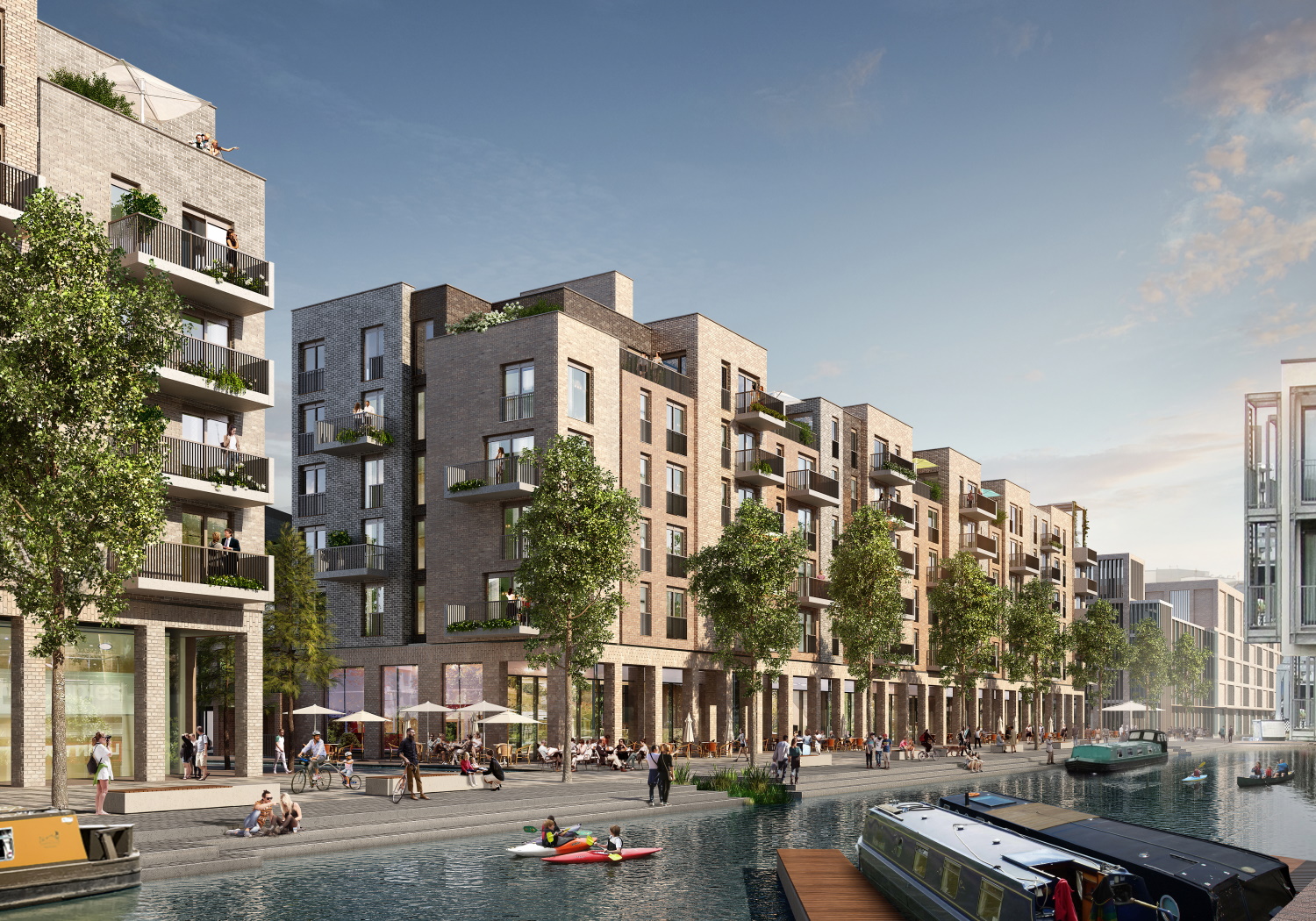 CGI of Fountainbridge development