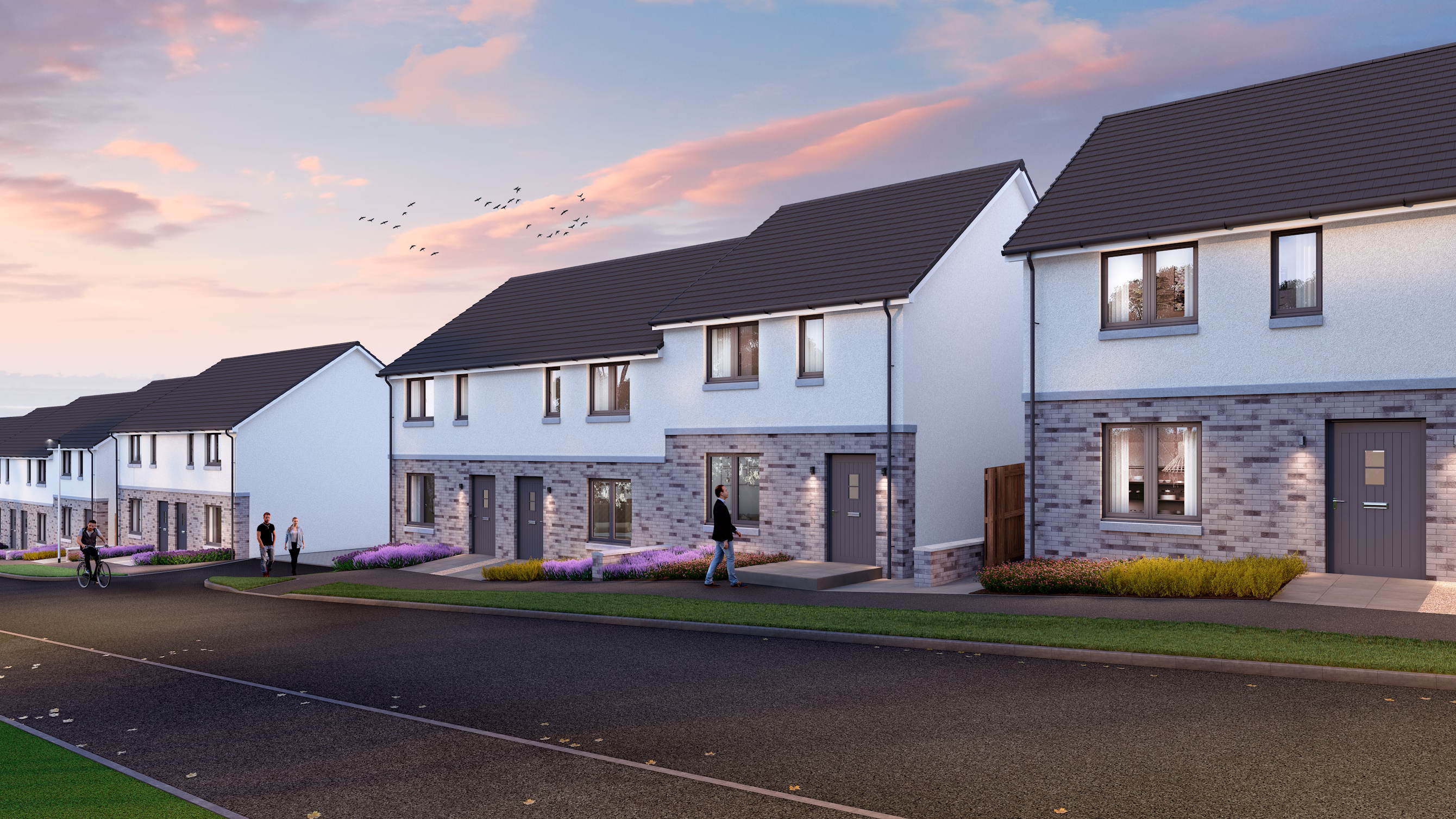 West Craigs Green Street View CGI 