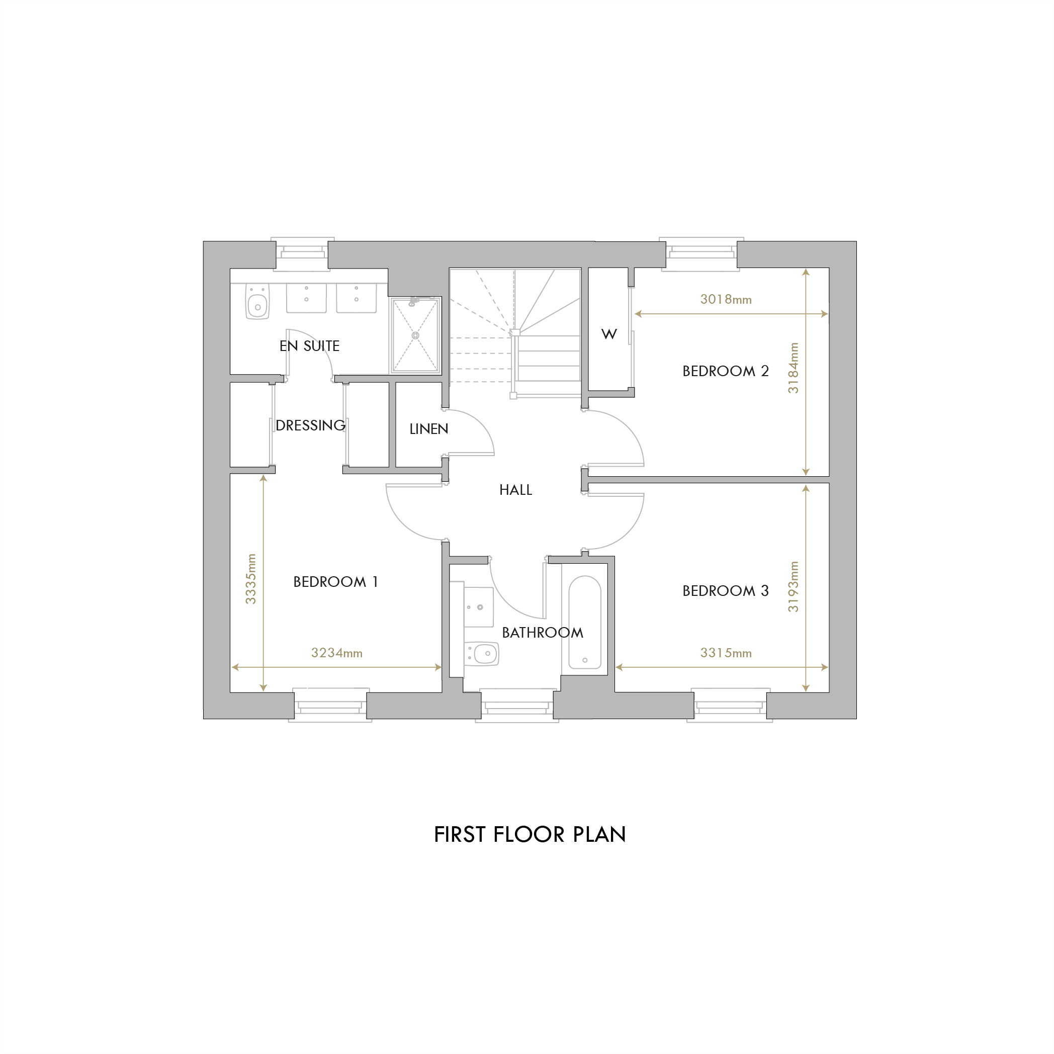Bower first floorplan