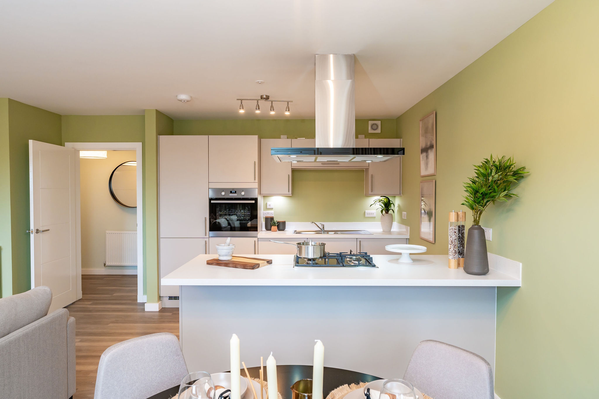 West Craigs Green Show apartment