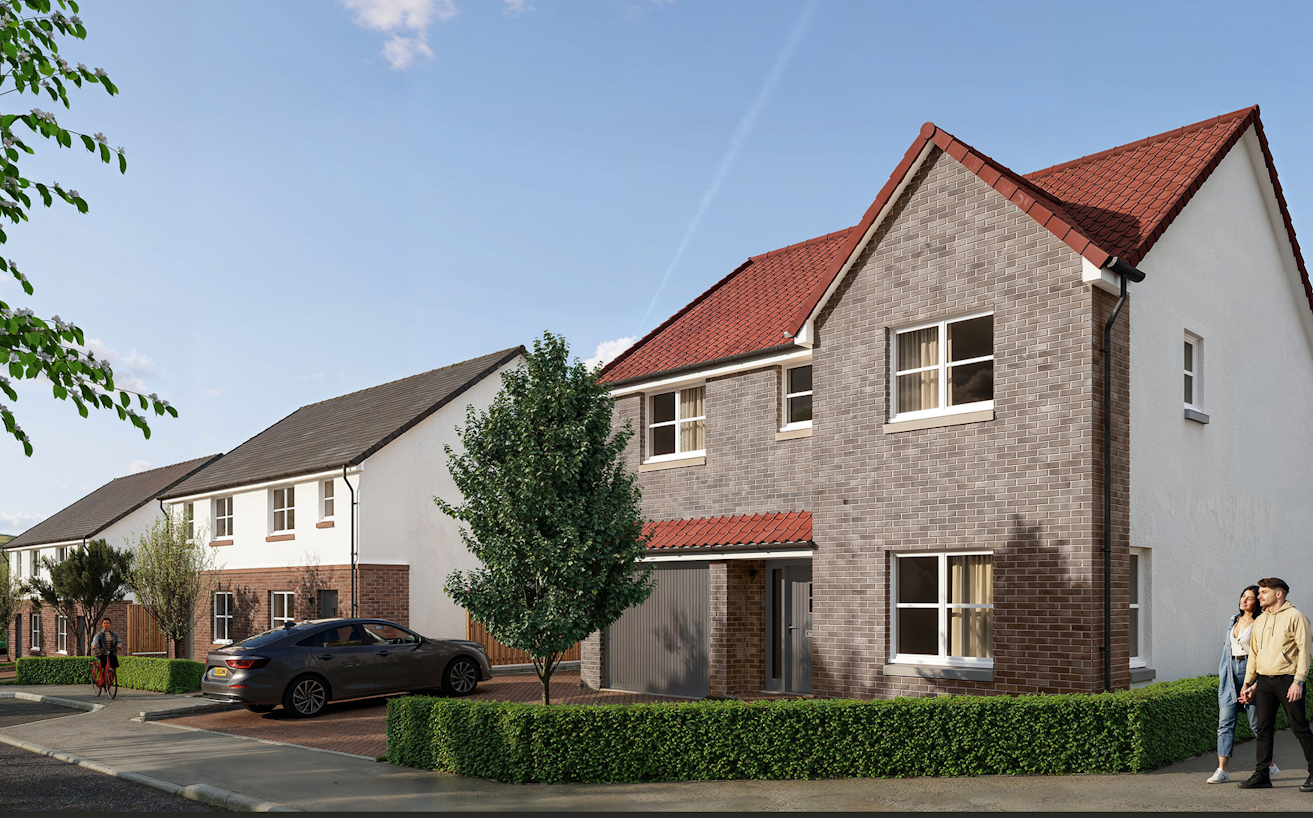 CGI of Neilston Development 