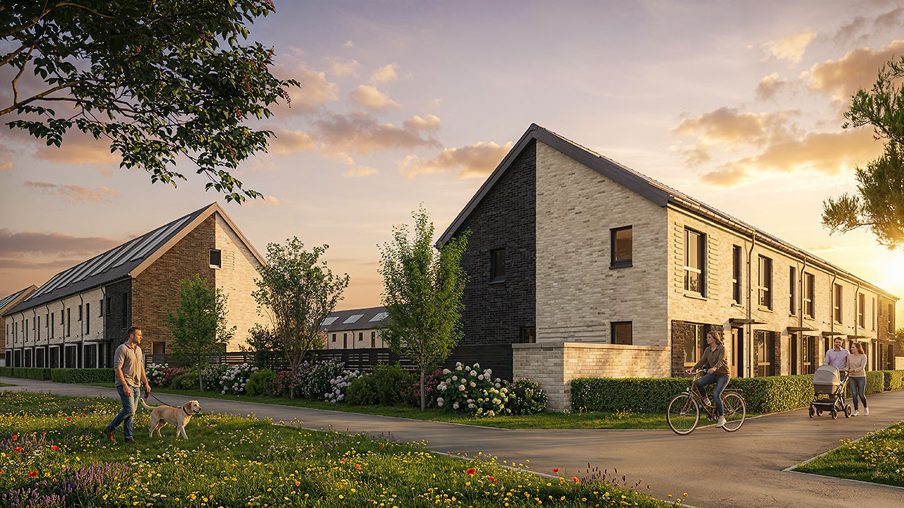 CGI of The Village development 