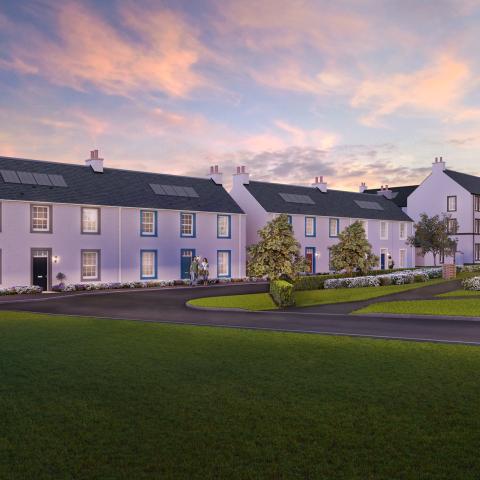 CGI of Longniddry Village phase 2 development 
