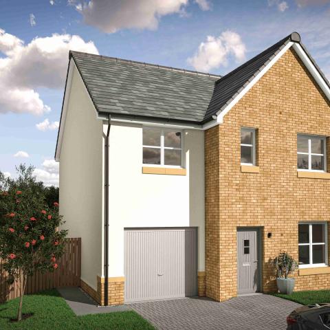 CGI of Spey house type 