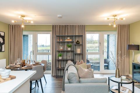 West Craigs Green Show apartment 