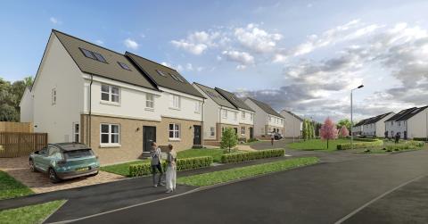 Cleddans Grove development CGI 1