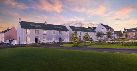 CGI of Longniddry Village phase 2 development 