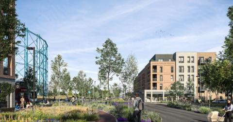 CGI of Granton Waterfront 