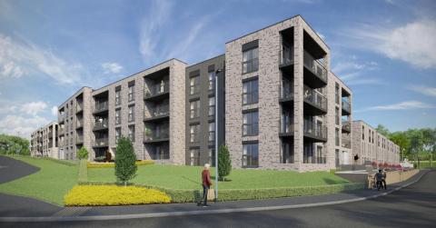West Craigs Green Block B