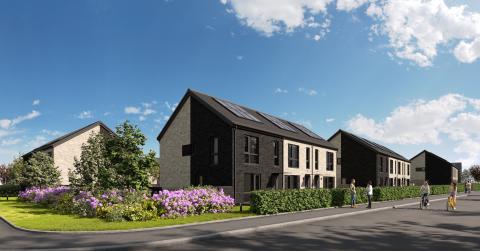 Planning CGI of The Village development