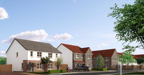 CGI of Neilston Development 
