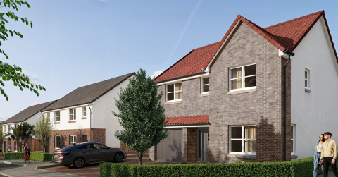 CGI of Neilston Development 